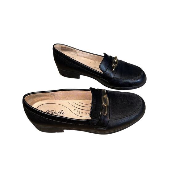 LIFE STRIDE LOAFERS size 10 black - Picture 1 of 6